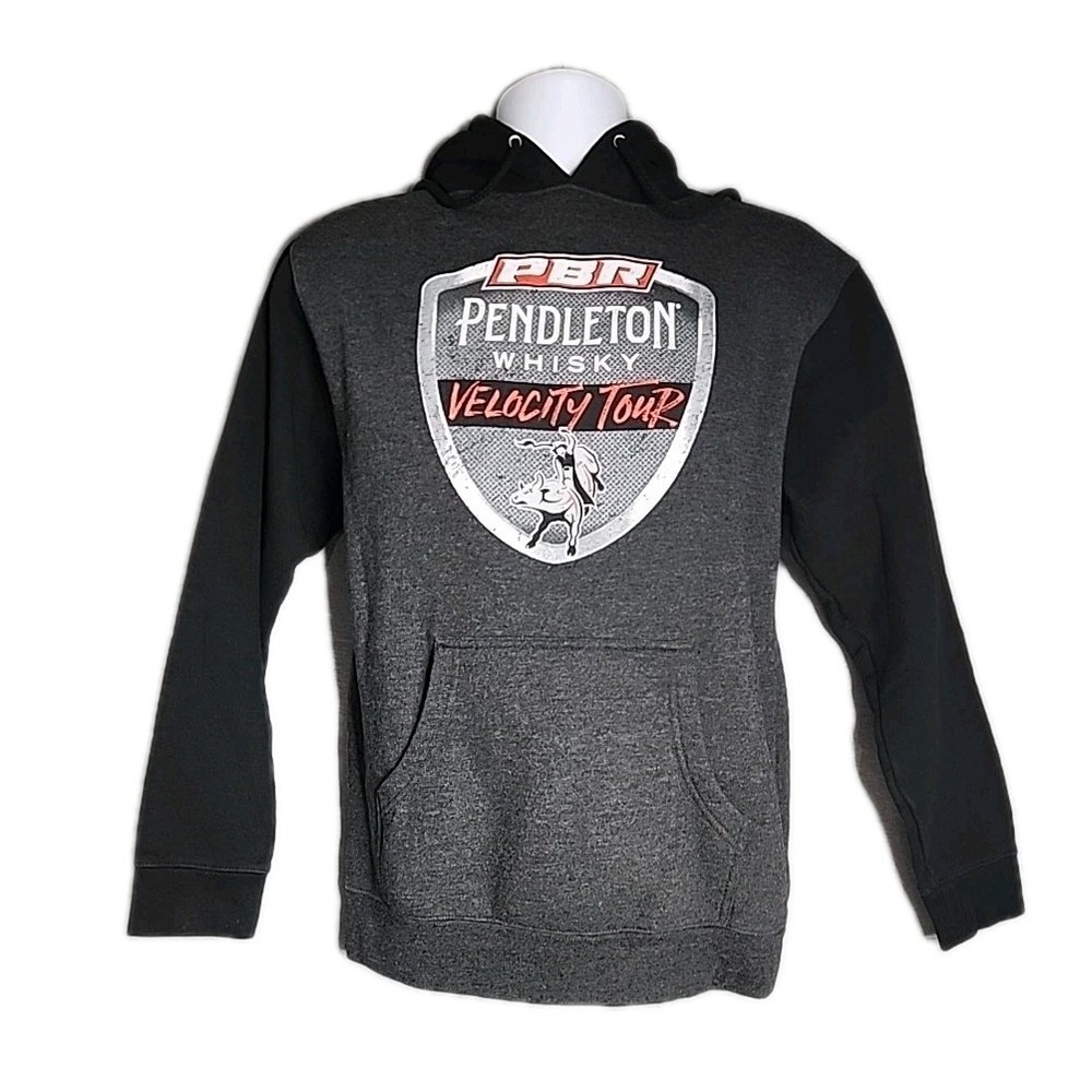 Sweatshirt PBR Pendleton Whisky Velocity Tour Hoodie ProBull Riders Size Small